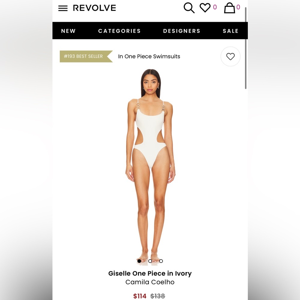 Camila Coelho x Revolve Giselle One Piece Swimsuit
